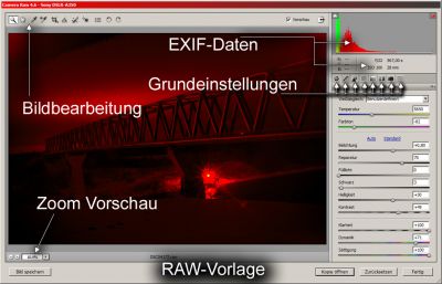 Photoshop CS RAW Bearbeitung